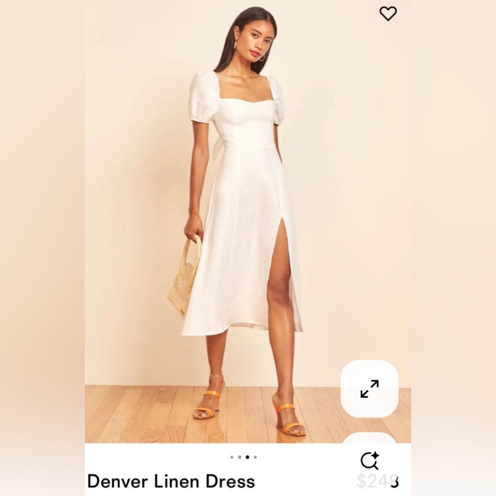 Reformation Denver Linen Dress